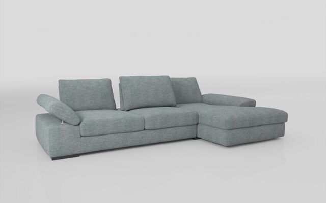 Savazza 4 Seater Sofa with Adjustable Back Rest Right Hand Facing Lounger - poltronesofà at ScS
