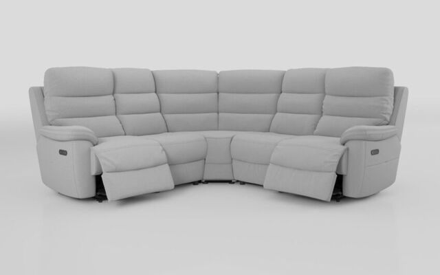 Ossett 2 Corner 2 Power Sofa with Head Tilt - poltronesofà at ScS