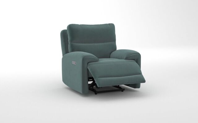 Caldbeck Power Recliner Chair with Power Head Tilt, Lumbar & Heat  - poltronesofà at ScS