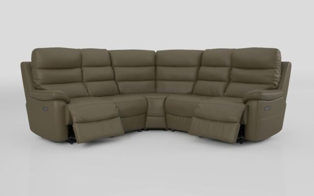 Ossett 2 Corner 2 Power Sofa with Head Tilt - poltronesofà at ScS