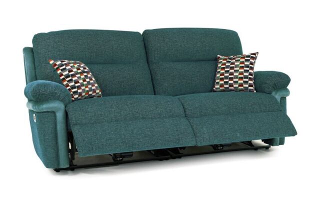 La-Z-Boy Toledo Fabric 3 Seater Power Recliner Sofa