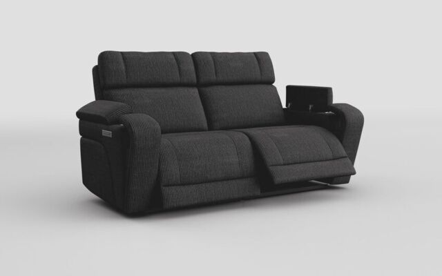 Adstock 3 Seater Power Recliner With Power Head Tilt - poltronesofà at ScS