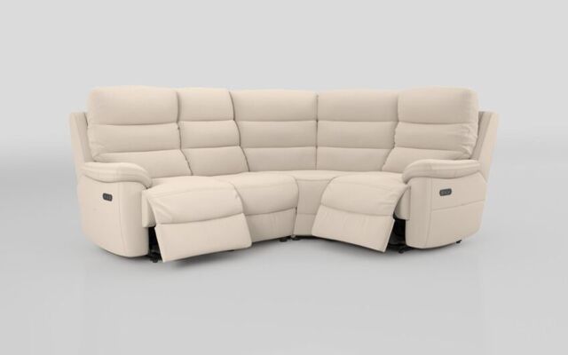 Ossett 2 Corner 1 Power Sofa with Head Tilt  - poltronesofà at ScS