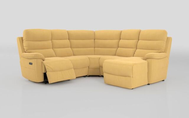 Ossett 2 Corner 2 Right Hand Facing Chaise Left Hand Facing Power Sofa with Head Tilt  - poltronesofà at ScS