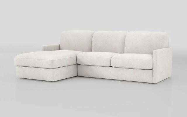 Barete Slim Arm 4 Seater Sofa Bed with Left Hand Facing Large Lounger - poltronesofà at ScS