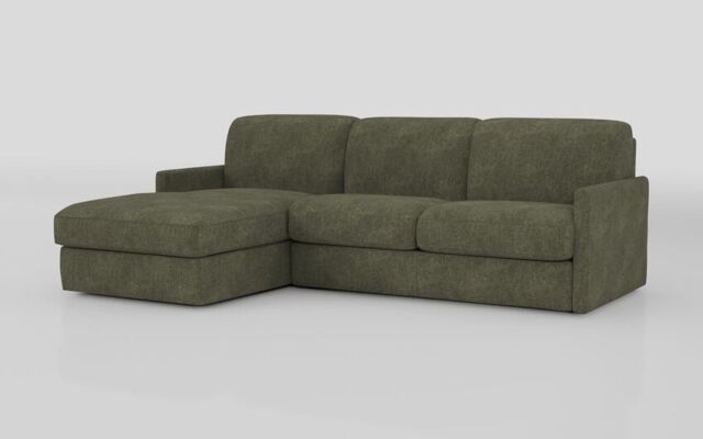 Barete Slim Arm 4 Seater Sofa Bed with Left Hand Facing Large Lounger  - poltronesofà at ScS