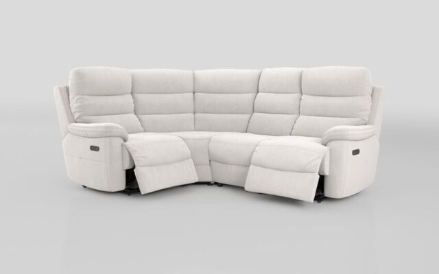 Ossett 1 Corner 2 Power Sofa with Head Tilt - poltronesofà at ScS