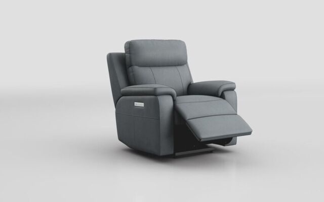 Calboli Power Recliner Chair with Power Head Tilt & Lumbar - poltronesofà at ScS