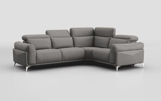 Gattolino 2 Corner 1 Static Sofa with Manual Head Tilt - poltronesofà at ScS