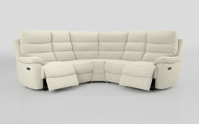 Ossett 2 Corner 2 Power Sofa with Head Tilt - poltronesofà at ScS