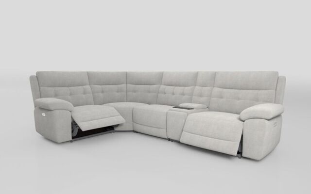 Belford 1 Corner 3 Power Recliner Sofa with Media Console - poltronesofà at ScS