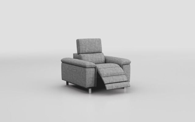 Viserba Power Recliner Chair with Power Head Tilt - poltronesofà at ScS