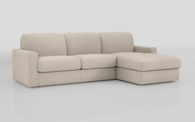 Barete Large Arm 4 Seater Sofa Bed with Right Hand Facing Large Lounger  - poltronesofà at ScS