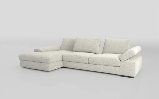 Savazza 4 Seater Sofa with Adjustable Back Rest Left Hand Facing Lounger - poltronesofà at ScS