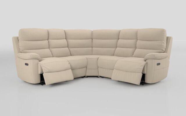 Ossett 2 Corner 2 Power Sofa with Head Tilt  - poltronesofà at ScS