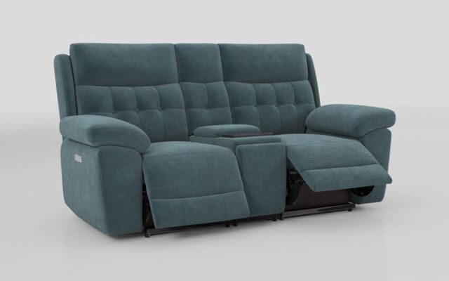 Belford 2 Seater Power Recliner Sofa with Media Console  - poltronesofà at ScS
