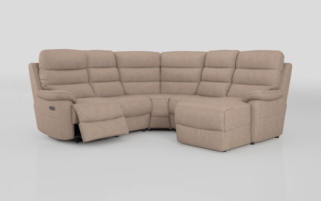 Ossett 2 Corner 2 Right Hand Facing Chaise Left Hand Facing Power Sofa with Head Tilt - poltronesofà at ScS