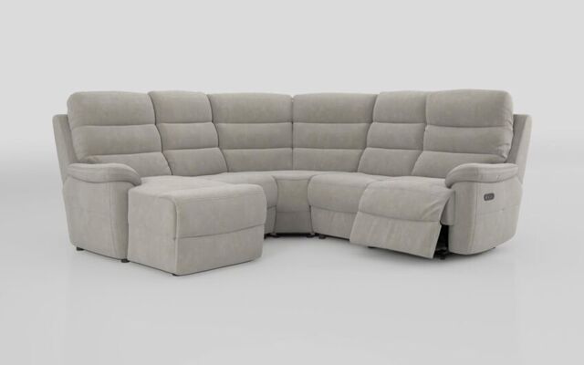 Ossett 2 Corner 2 Left Hand Facing Chaise Right Hand Facing Power Sofa with Head Tilt - poltronesofà at ScS