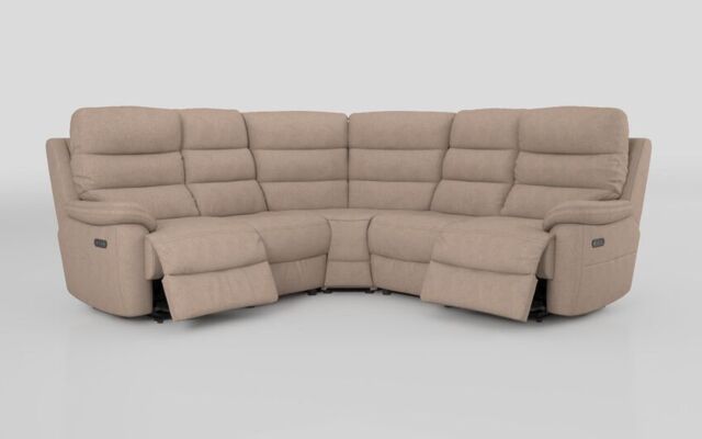 Ossett 2 Corner 2 Power Sofa with Head Tilt  - poltronesofà at ScS