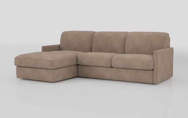 Barete Slim Arm 4 Seater Sofa Bed with Left Hand Facing Large Lounger - poltronesofà at ScS
