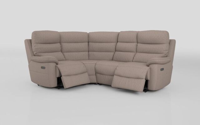 Ossett 1 Corner 2 Power Sofa with Head Tilt - poltronesofà at ScS