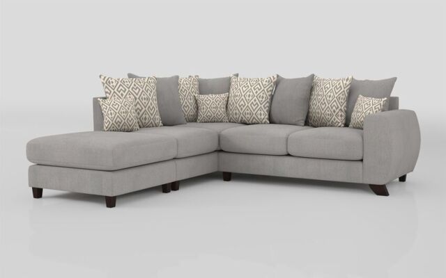 Aspen 1 Corner 2 Left Hand Facing Chaise Scatter Back Sofa - poltronesofà at ScS