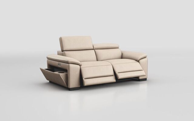 Mesola 3 Seater Power Recliner Sofa with Manual Head Tilt - poltronesofà at ScS