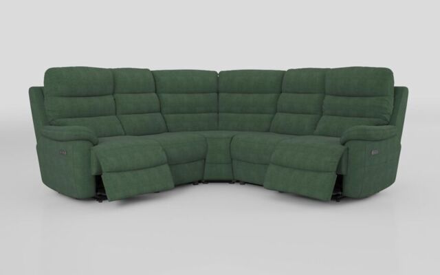 Ossett 2 Corner 2 Power Sofa with Head Tilt - poltronesofà at ScS