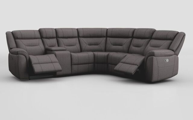 Adstock Power Recliner Chair with Power Head Tilt, Lumbar, Massage, Audio, Heat & LED Lights - poltronesofà at ScS