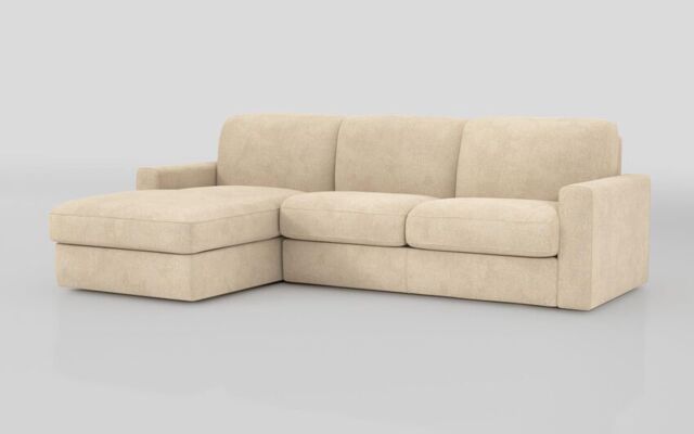 Barete Large Arm 4 Seater Sofa Bed with Left Hand Facing Large Lounger - poltronesofà at ScS