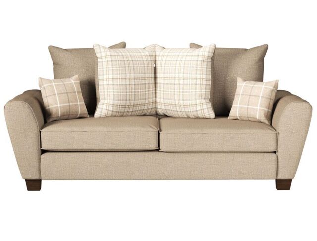 Theo Fabric 3 Seater Scatter Back Sofa  - poltronesofà at ScS