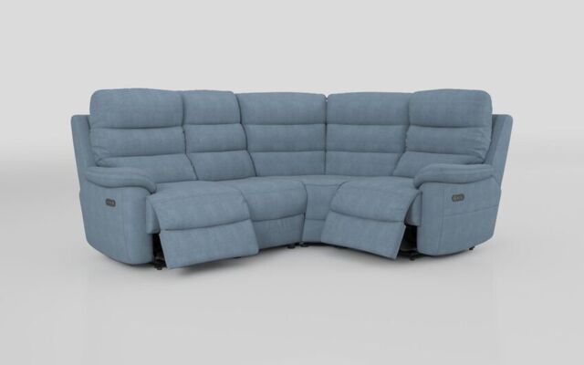 Ossett 2 Corner 1 Power Sofa with Head Tilt  - poltronesofà at ScS