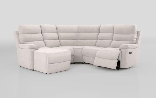Ossett 2 Corner 2 Left Hand Facing Chaise Right Hand Facing Power Sofa with Head Tilt - poltronesofà at ScS
