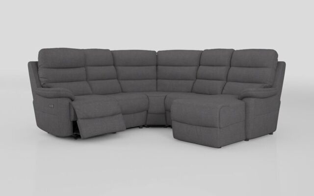 Ossett 2 Corner 2 Right Hand Facing Chaise Left Hand Facing Power Sofa with Head Tilt - poltronesofà at ScS