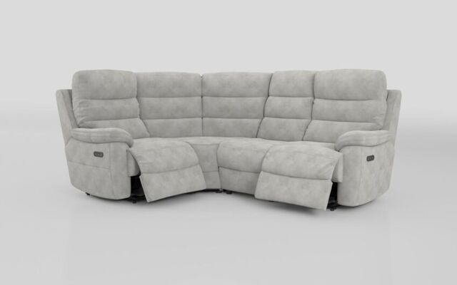 Ossett 1 Corner 2 Power Sofa with Head Tilt - poltronesofà at ScS