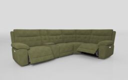 Belford 3 Corner 1 Power Recliner Sofa with Media Console  - poltronesofà at ScS