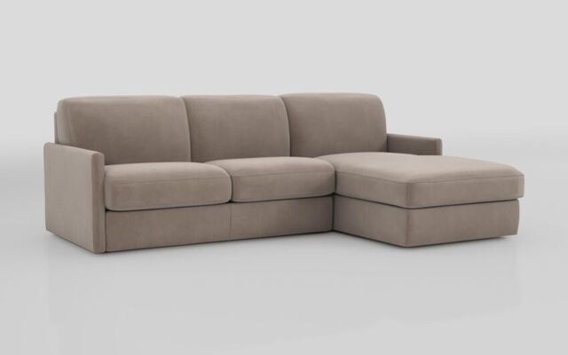Barete Slim Arm 4 Seater Sofa Bed with Right Hand Facing Large Lounger  - poltronesofà at ScS