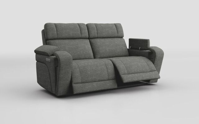 Adstock 3 Seater Power Recliner With Power Head Tilt - poltronesofà at ScS