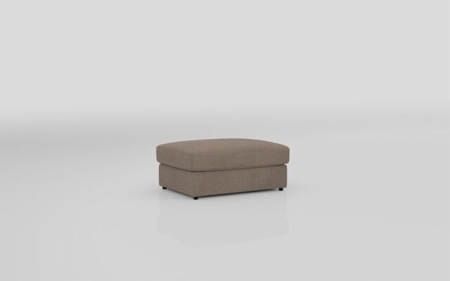 Aspen Fabric Plain Top Banquette Footstool  - poltronesofà at ScS