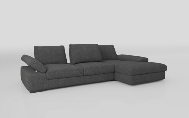 Savazza 4 Seater Sofa with Adjustable Back Rest Right Hand Facing Lounger - poltronesofà at ScS