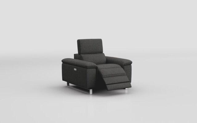 Viserba Power Recliner Chair with Manual Head Tilt - poltronesofà at ScS