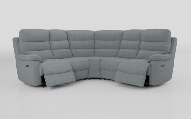 Ossett 2 Corner 2 Power Sofa with Head Tilt  - poltronesofà at ScS