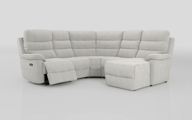 Ossett 2 Corner 2 Right Hand Facing Chaise Left Hand Facing Power Sofa with Head Tilt  - poltronesofà at ScS