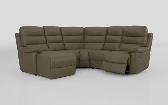 Ossett 2 Corner 2 Left Hand Facing Chaise Right Hand Facing Power Sofa with Head Tilt  - poltronesofà at ScS