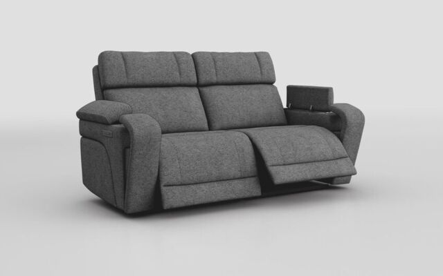 Adstock 3 Seater Power Recliner With Power Head Tilt - poltronesofà at ScS