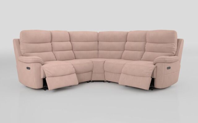 Ossett 2 Corner 2 Power Sofa with Head Tilt  - poltronesofà at ScS