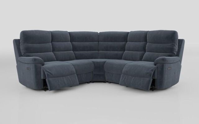 Ossett 2 Corner 2 Power Sofa with Head Tilt - poltronesofà at ScS