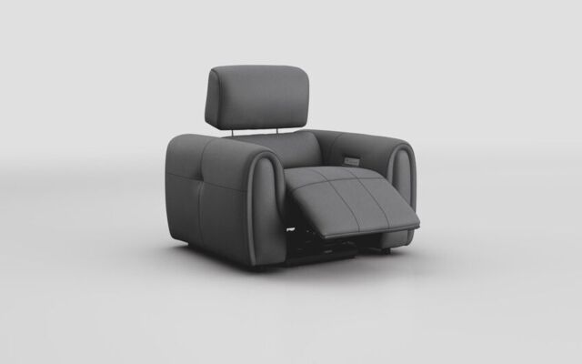 Serra Power Recliner Chair with Power Head Tilt - poltronesofà at ScS