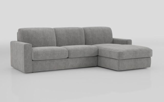 Barete Large Arm 4 Seater Sofa Bed with Right Hand Facing Large Lounger  - poltronesofà at ScS