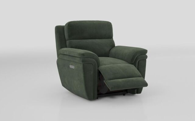 Maer Power Recliner Chair with Power Head Tilt & Lumbar - poltronesofà at ScS